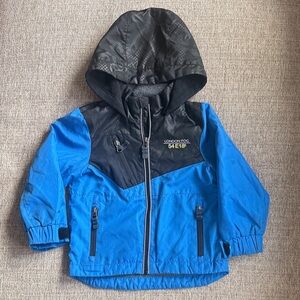 London Fog Kids lightweight jacket in Blue and Black- 2T